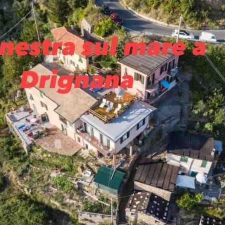 Вилла La Finestra Sul Mare A Drignana Вернацца Экстерьер фото