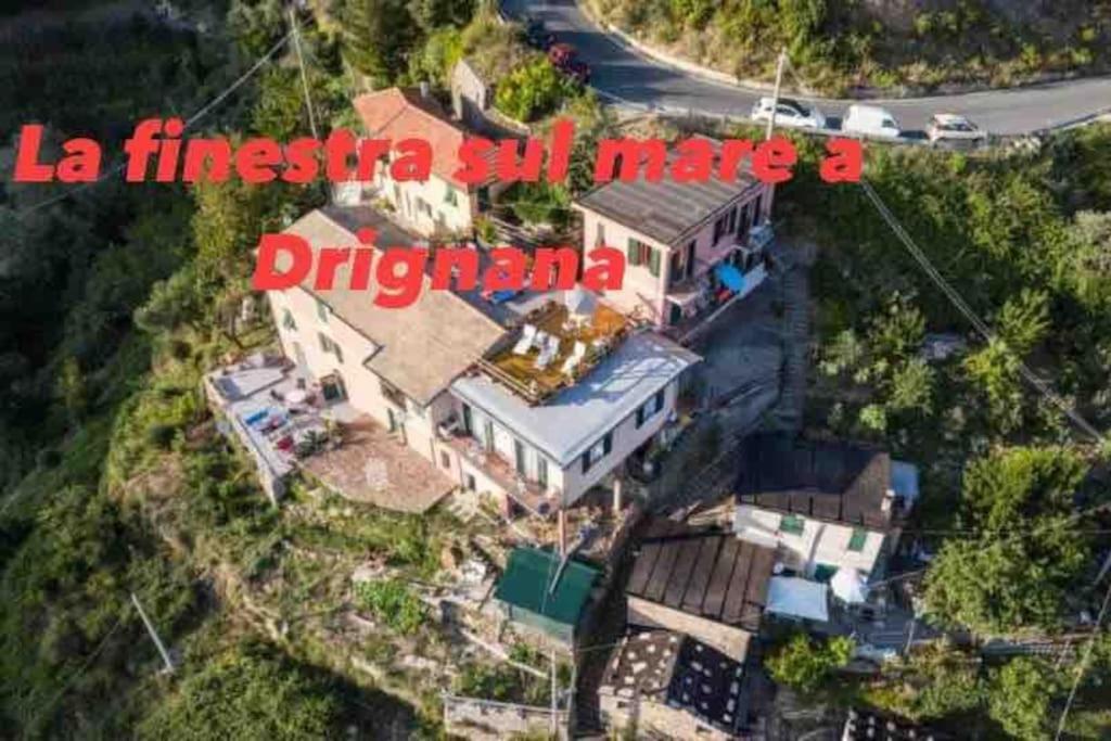 Вилла La Finestra Sul Mare A Drignana Вернацца Экстерьер фото