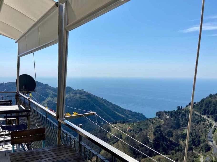 Вилла La Finestra Sul Mare A Drignana Вернацца Экстерьер фото